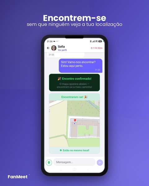 Mapa de encontro confirmado